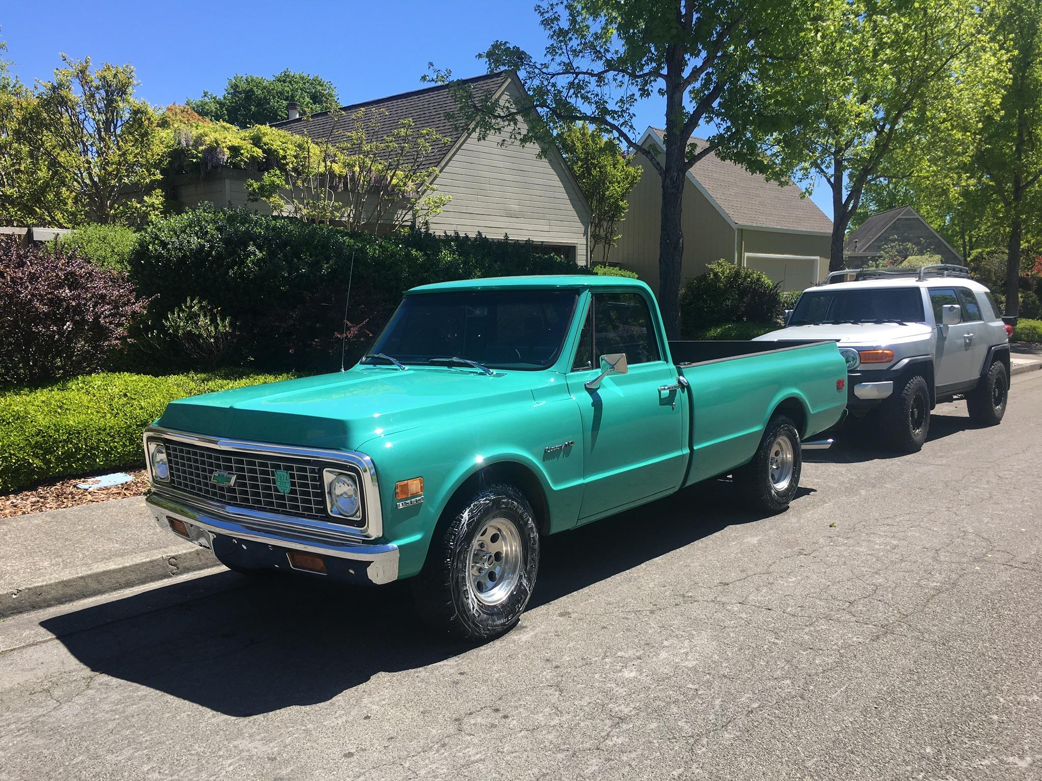 2048x1536 Just bought my dream truck today! 1972 c10 in medium green. All original