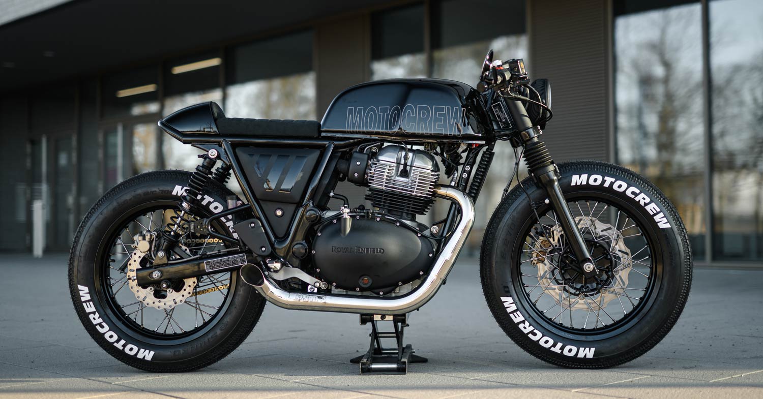 1500x785 Hotshot: A slammed Royal Enfield Continental GT 650 café racer. Bike