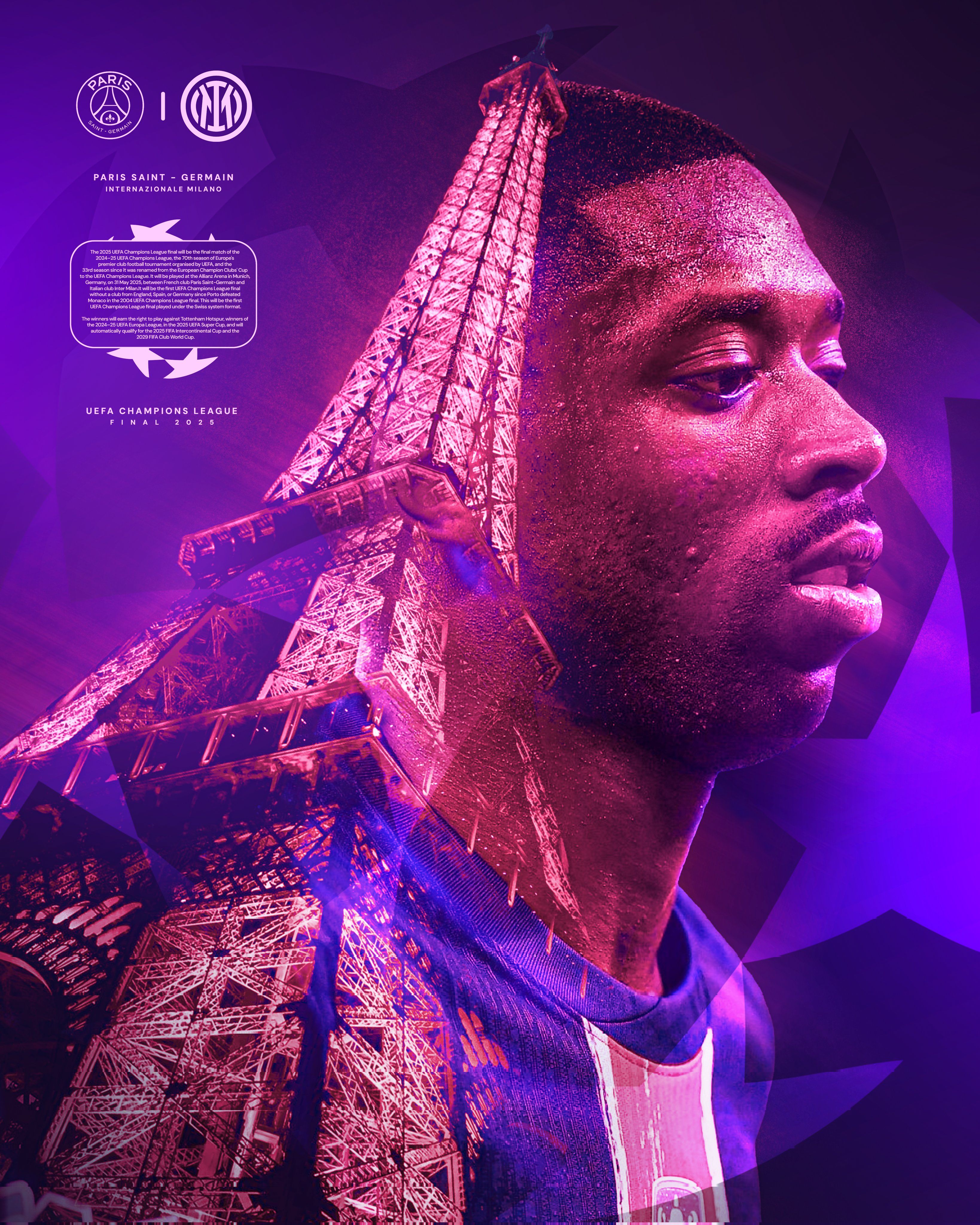 3277x4096 PSG UEFA Champions League 2025 Champions Wallpaper