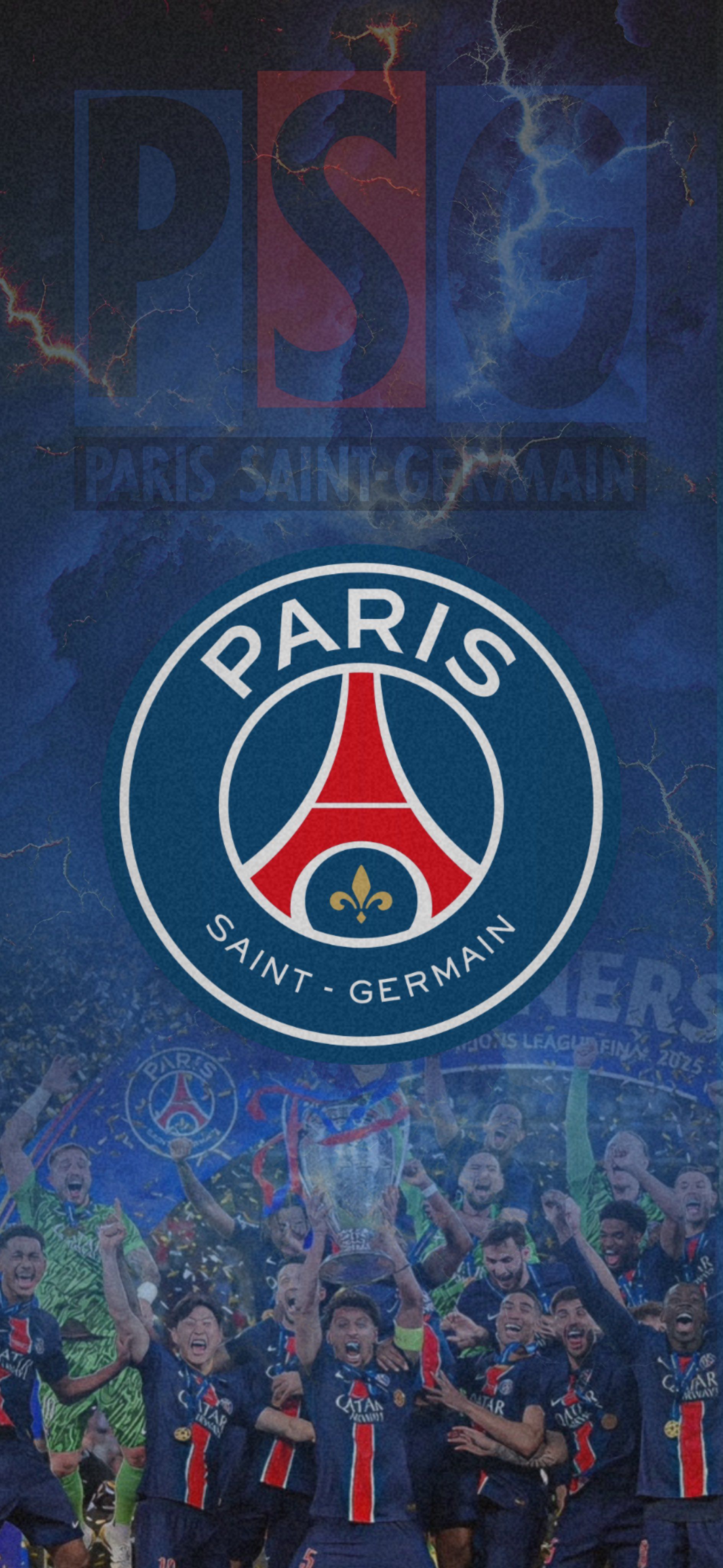 1888x4096 Paris Saint Germain UEFA Champions League 2025 Champions