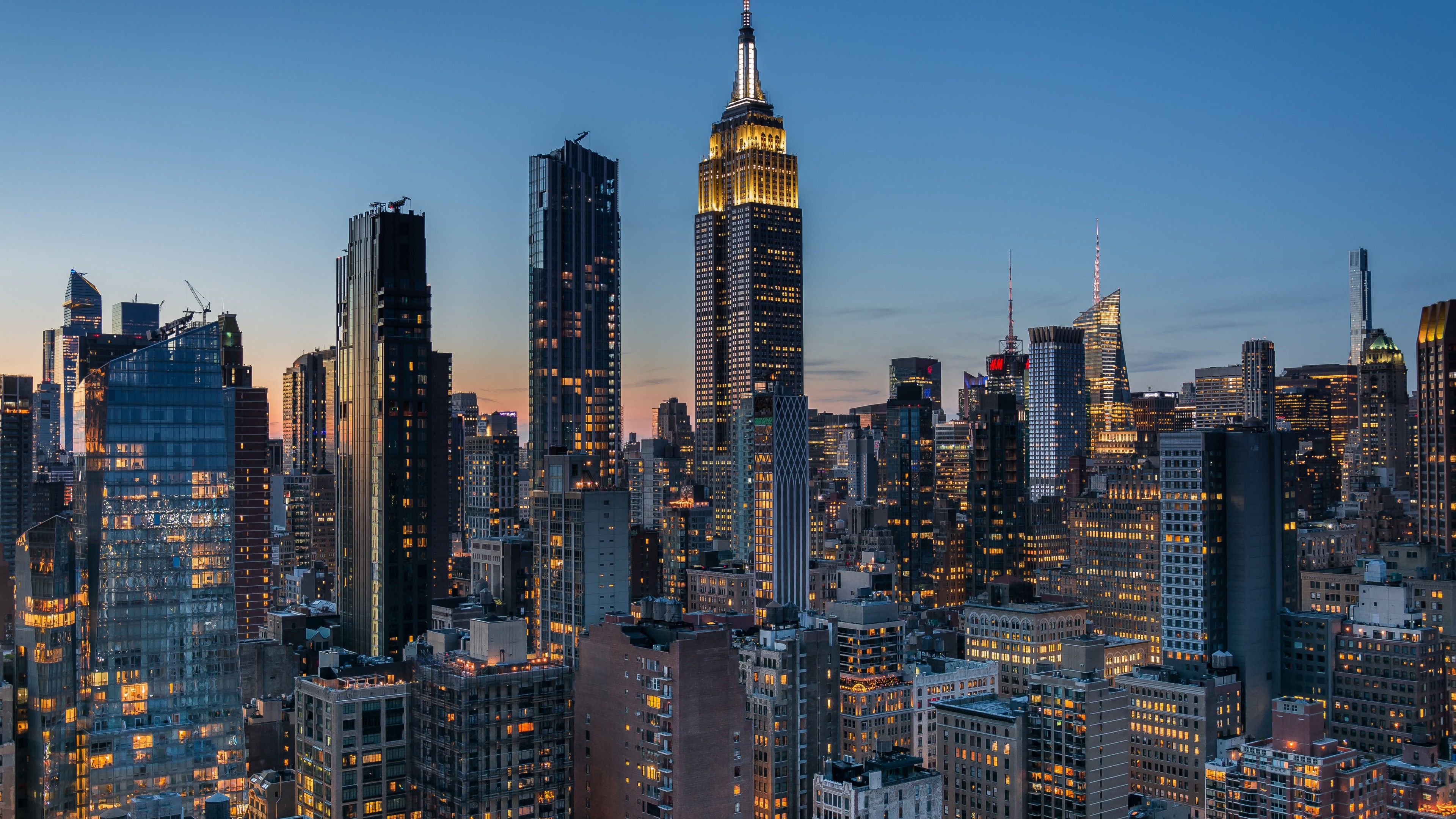 3840x2160 Building City Manhattan New York Skyscraper USA 4K 5K HD Travel Wallpaper