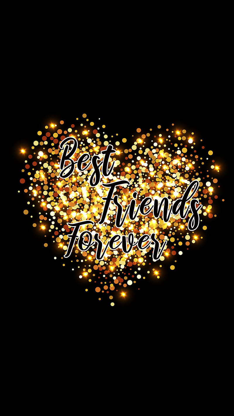 800x1422 Best friends forever, Bff, amigas, best friend, bestie, black, friend, friends love, HD phone wallpaper