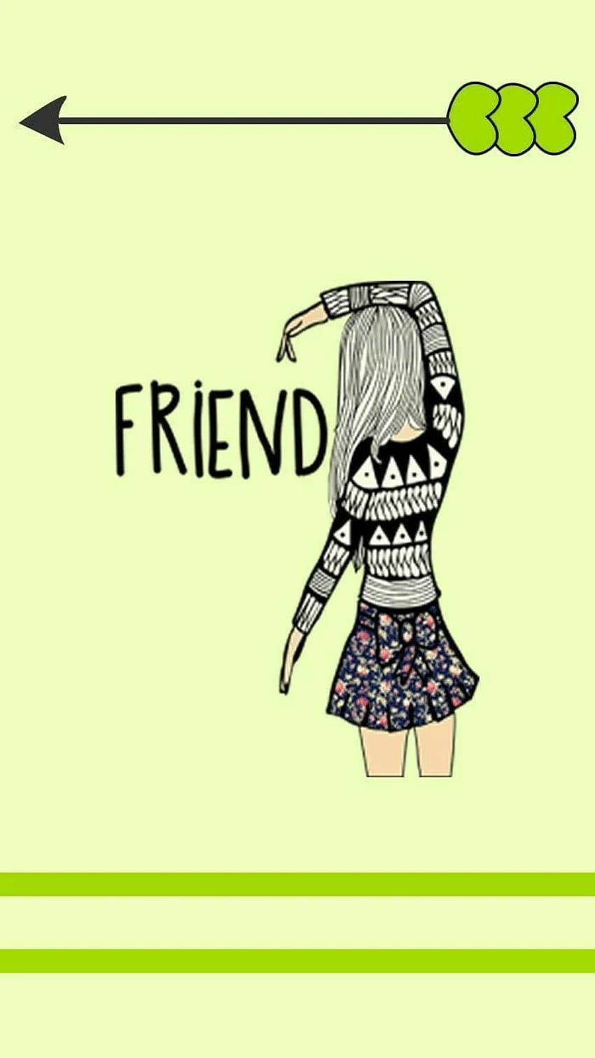 850x1511 Green & Pink Best Friends Half Heart shared right 2/ half and half best friends HD phone wallpaper