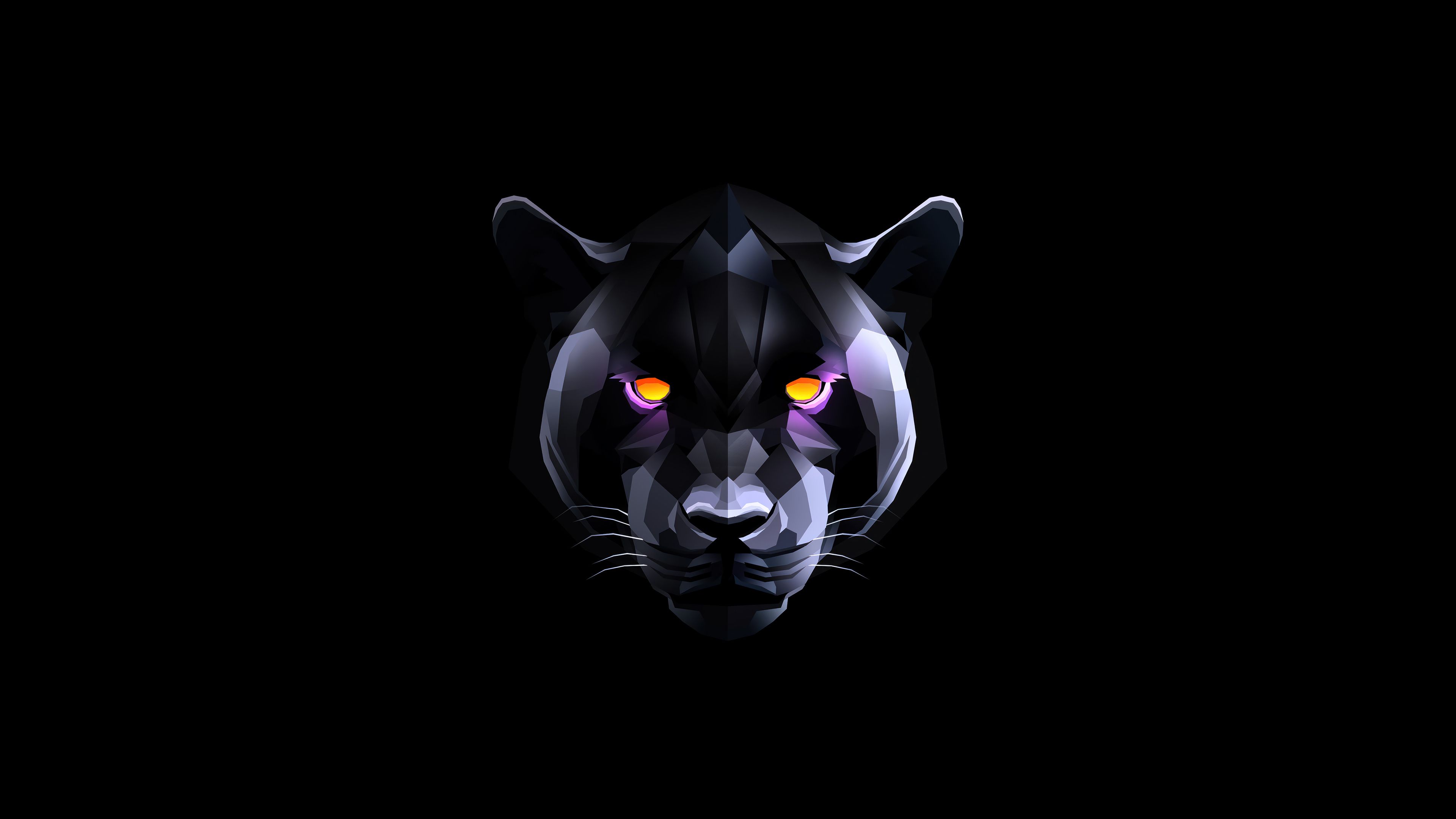 3840x2160 Black Panther Black Abstract Digital Art Wallpaper 4K HD PC i