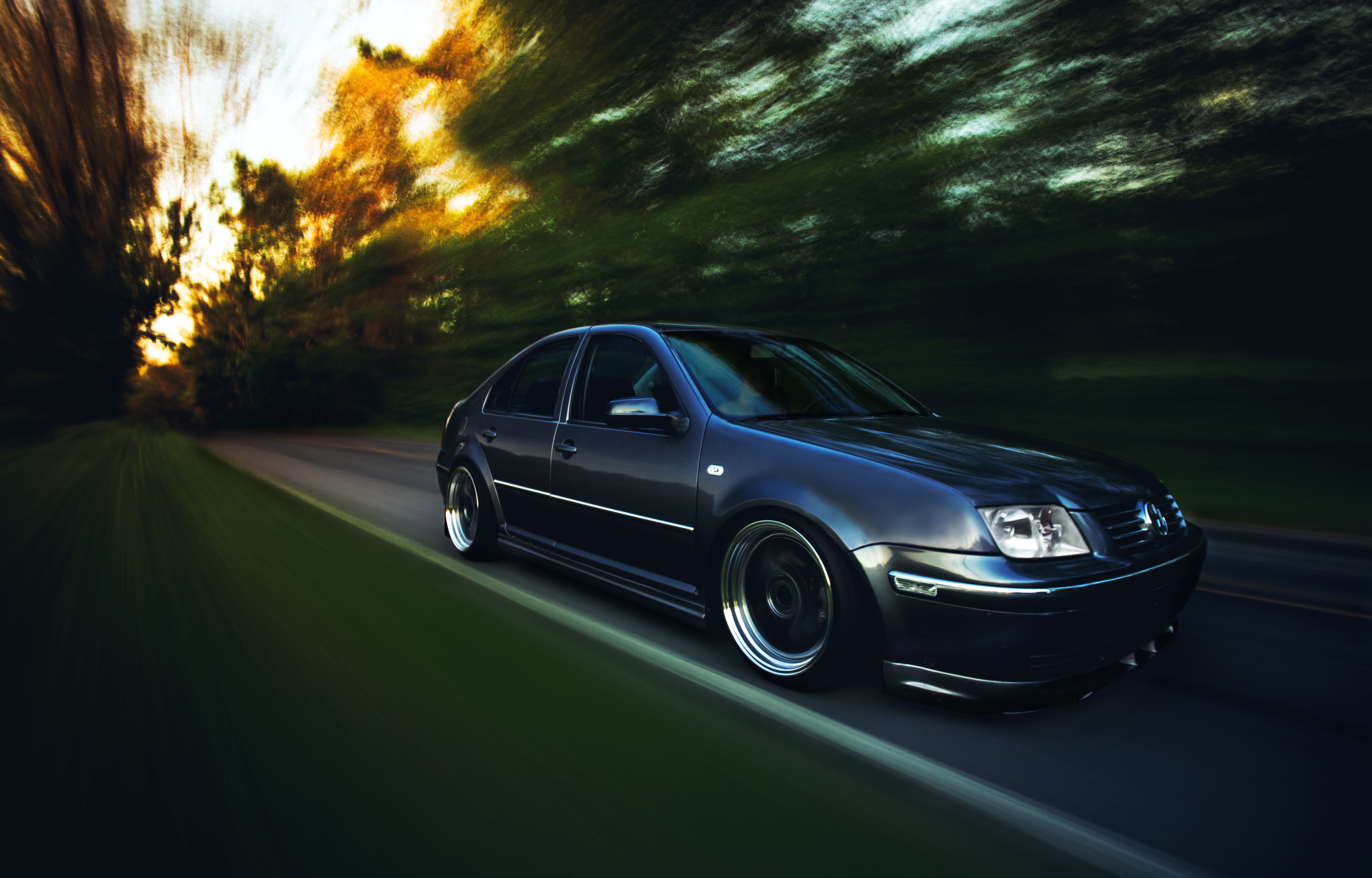 5585x3574 Wallpaper grey, tuning, speed, Volkswagen, Volkswagen, stance, jetta, MK4 for mobile and desktop, section volkswagen, resolution 5585x3574
