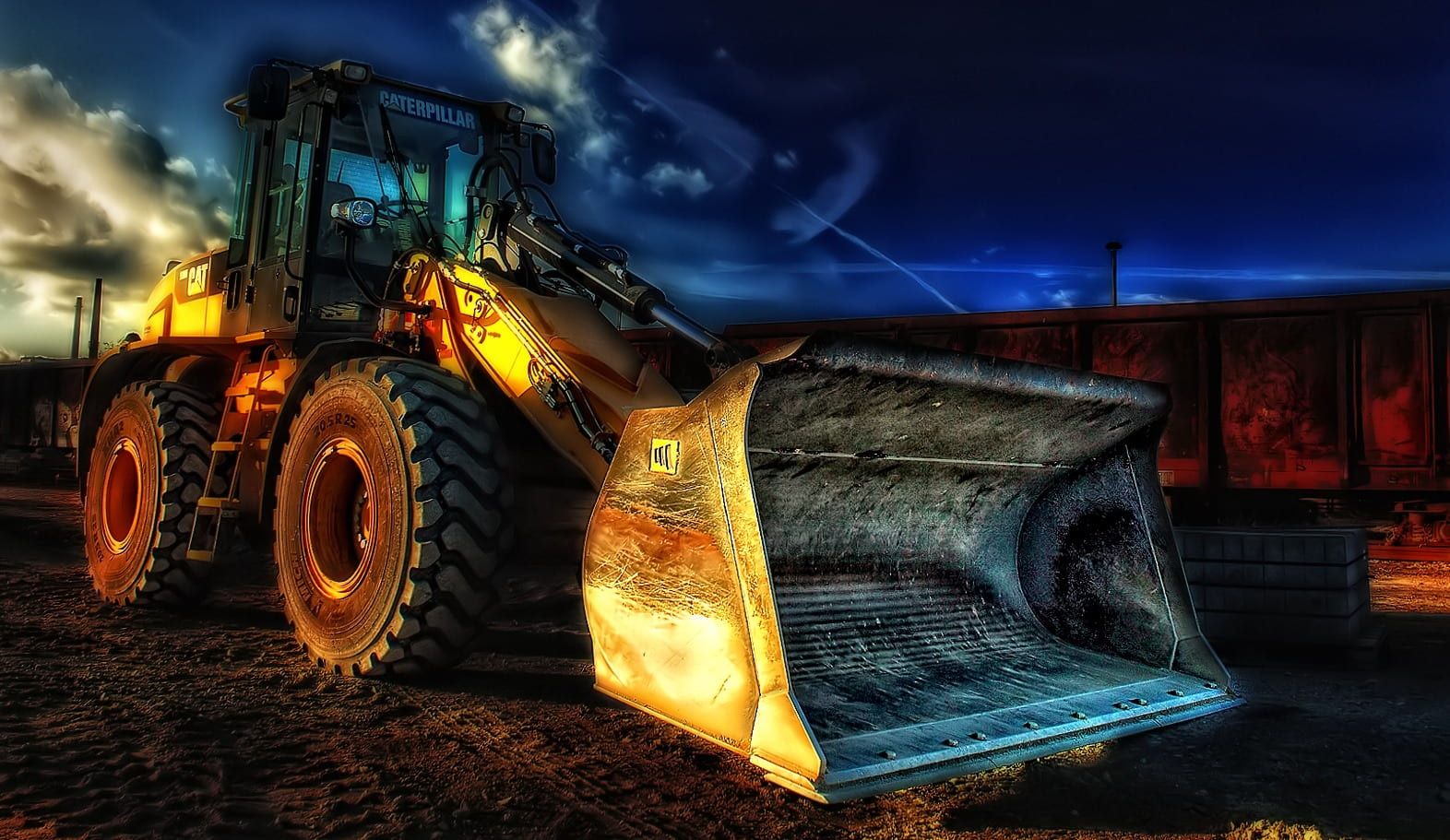 1572x911 Royalty Free Photo: Photo Of Front Loader Digital Wallpaper