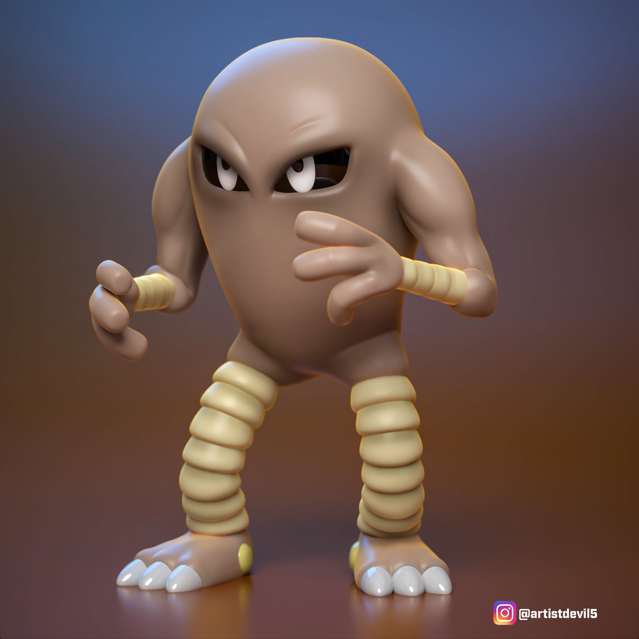 2048x2048 Hitmonlee Reverse Holo 100
