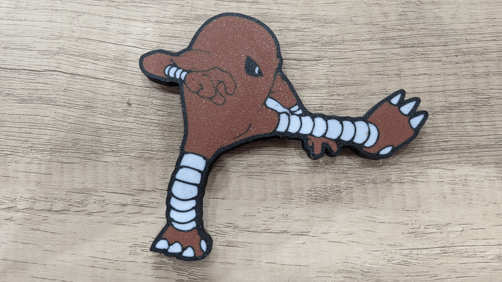 1680x945 Hitmonlee Wall Art 3D Print Model