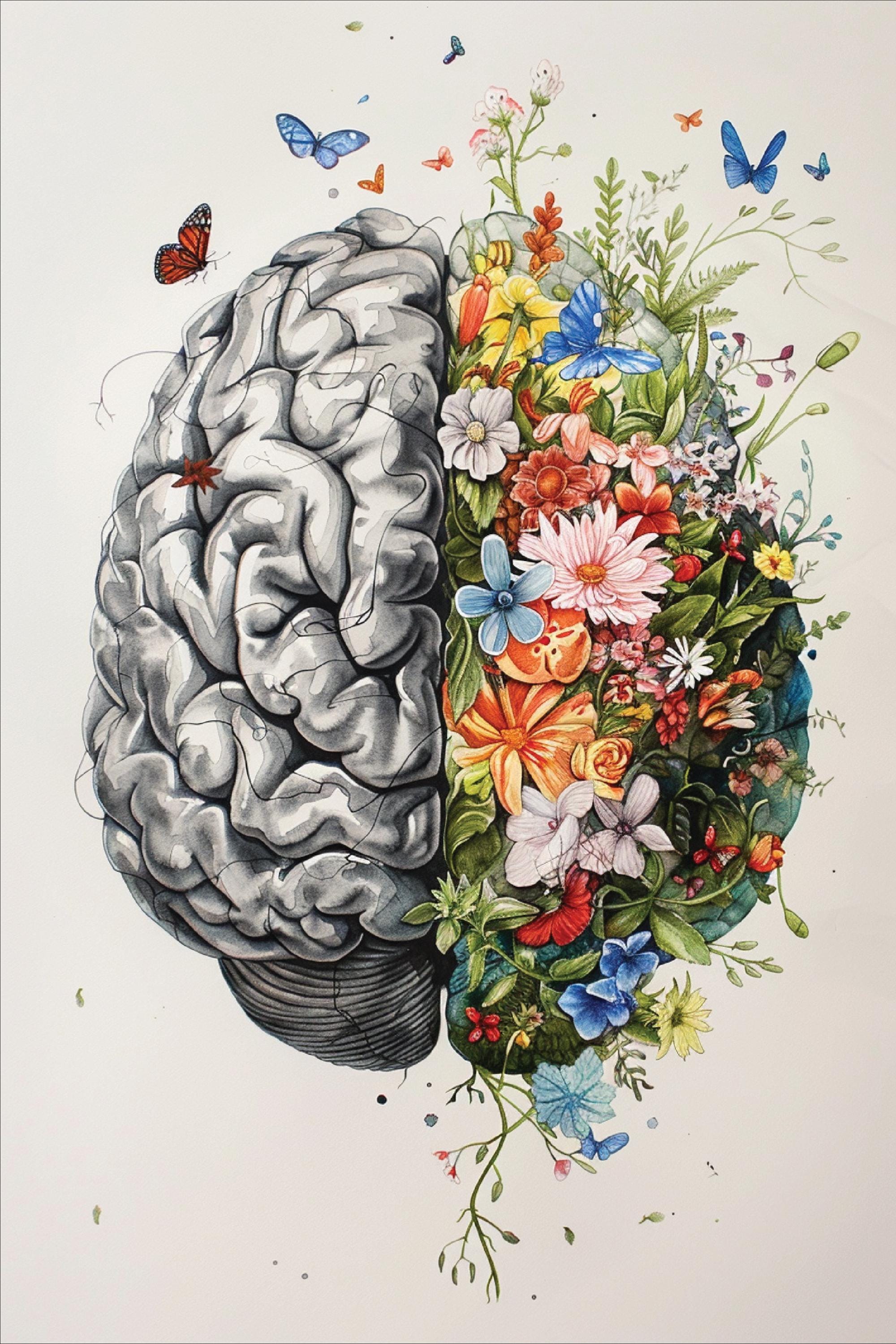 2000x3000 Human Brain Poster