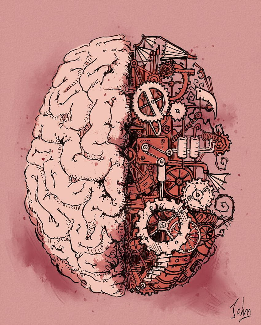 850x1058 Neuroanatomy by BenJogan. Brain art, Brain illustration, Psychology art, Brain Medical HD phone wallpaper