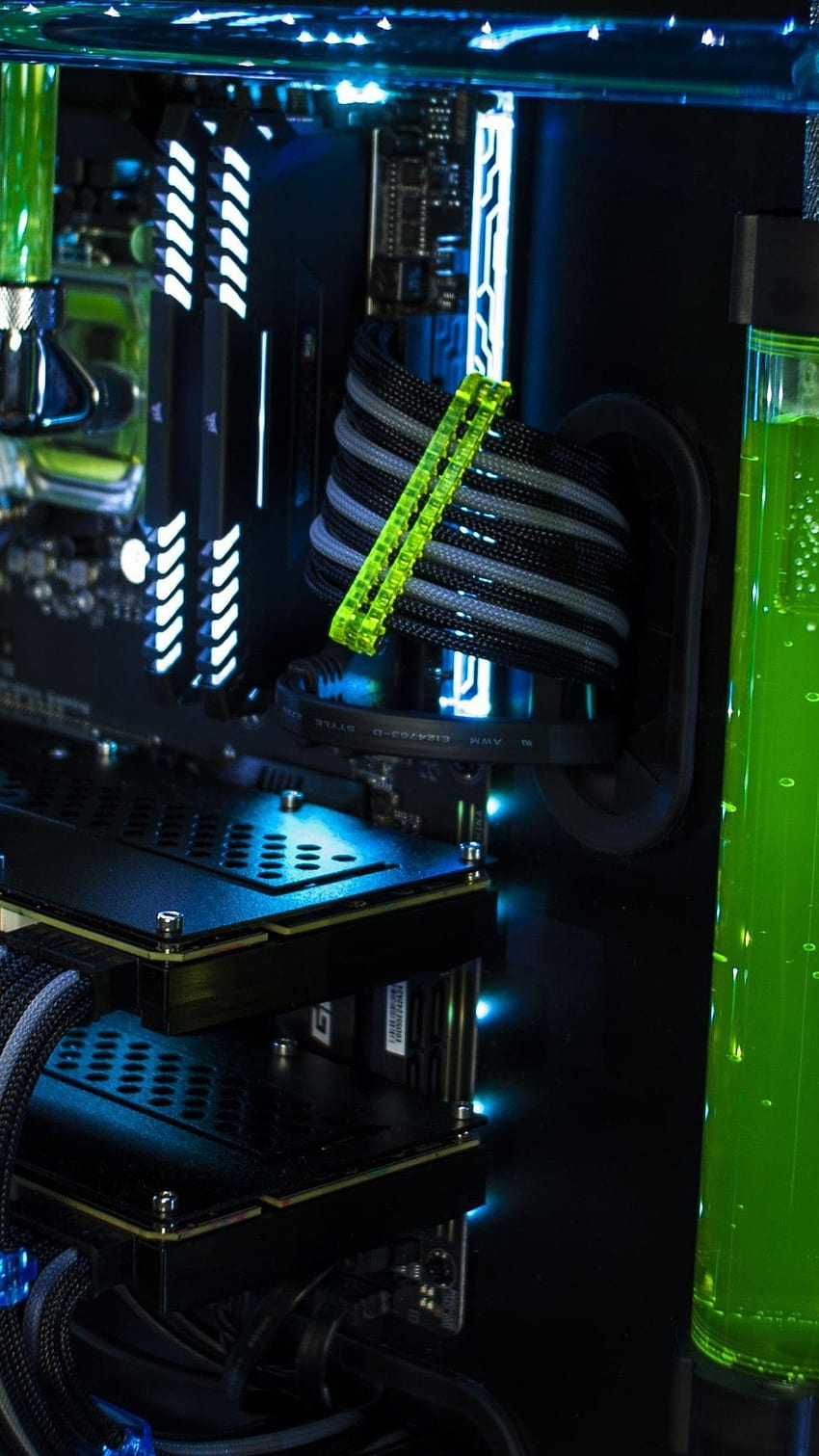 850x1511 Custom water cooling HD wallpaper