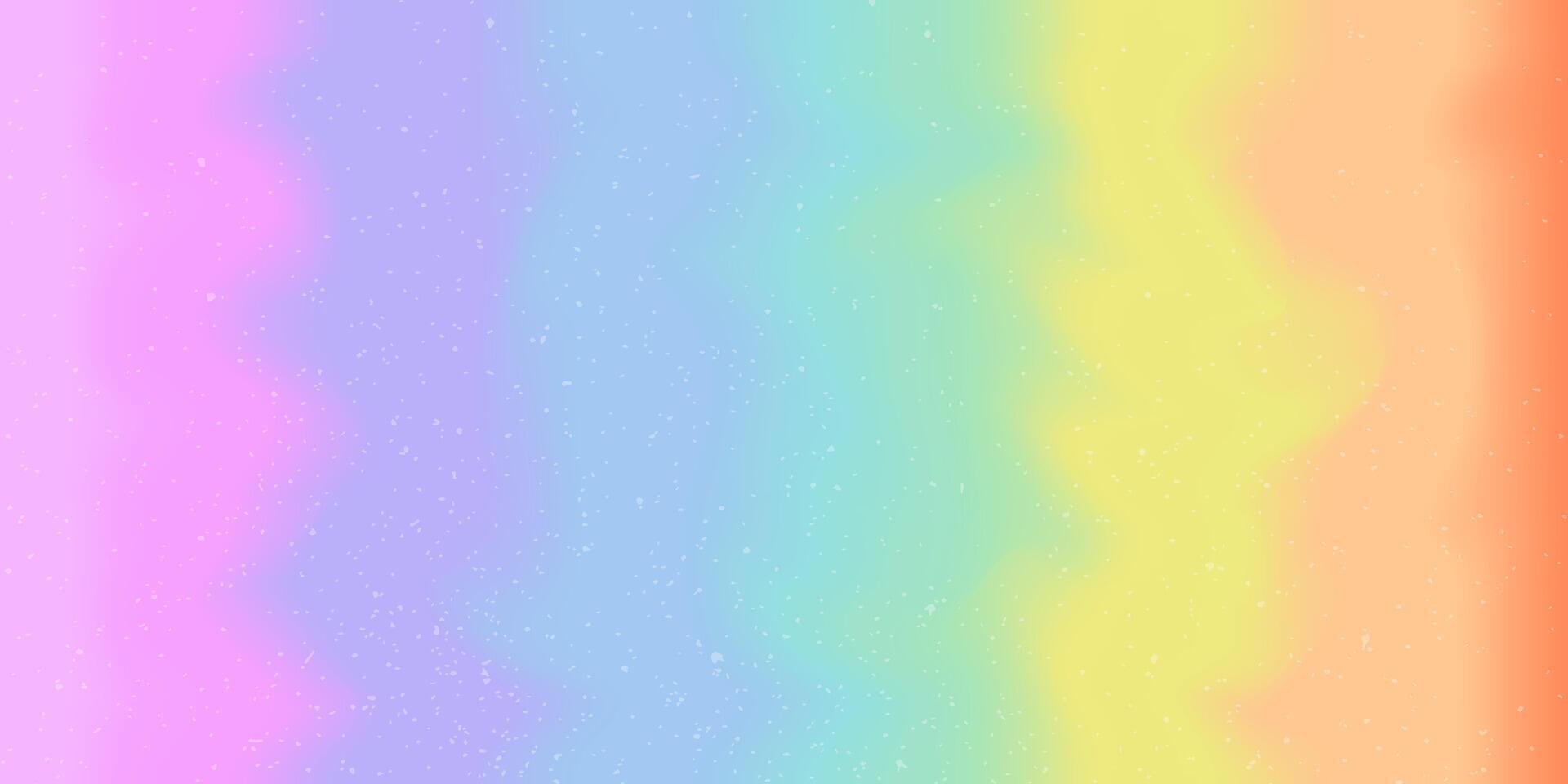 1920x960 Watercolour rainbow background. Gradient holographic abstract backdrop. Vibrant aquarelle wallpaper. Vector illustration
