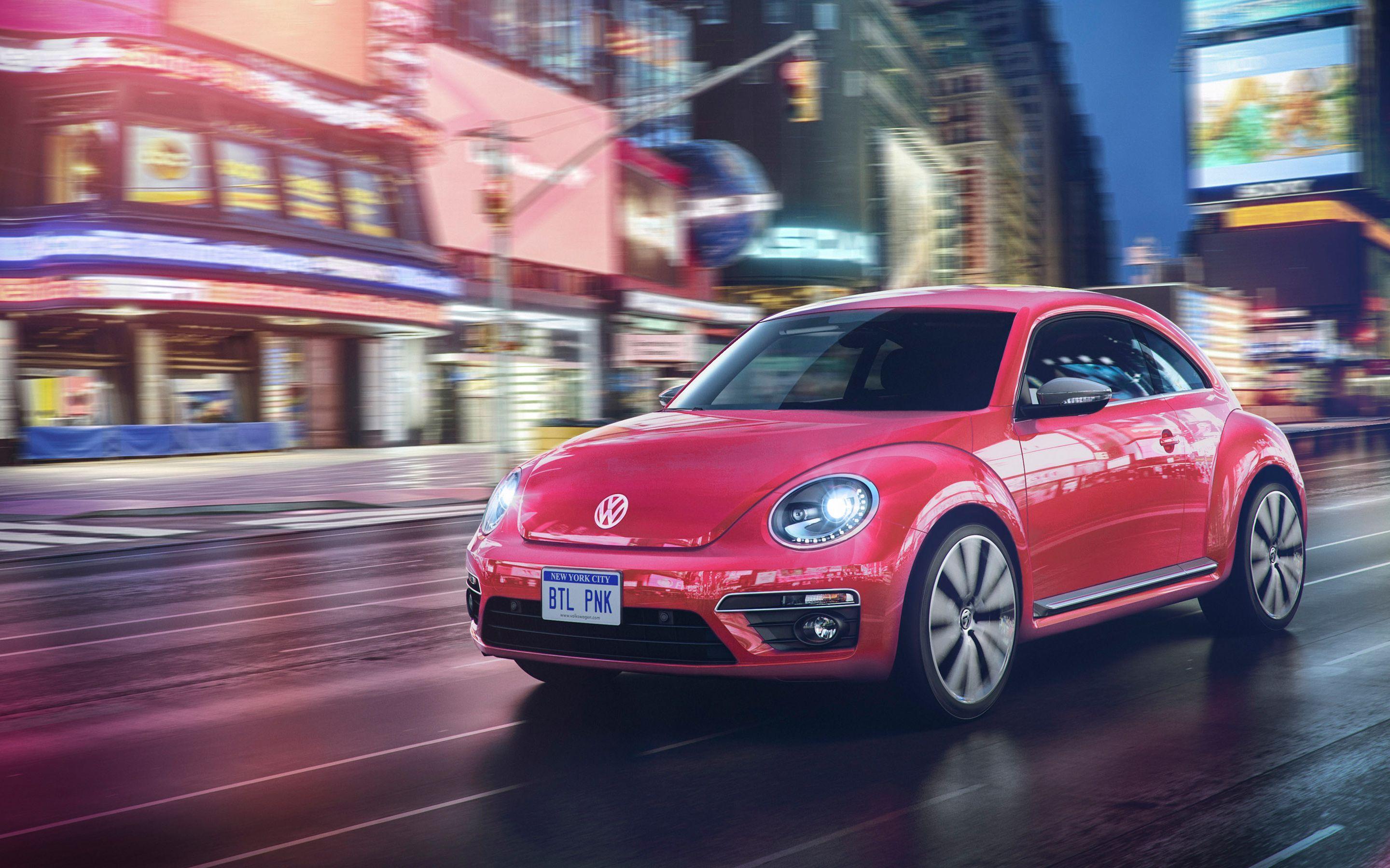 2880x1800 Volkswagen Pink Beetle Limited Edition Wallpaper. HD Car