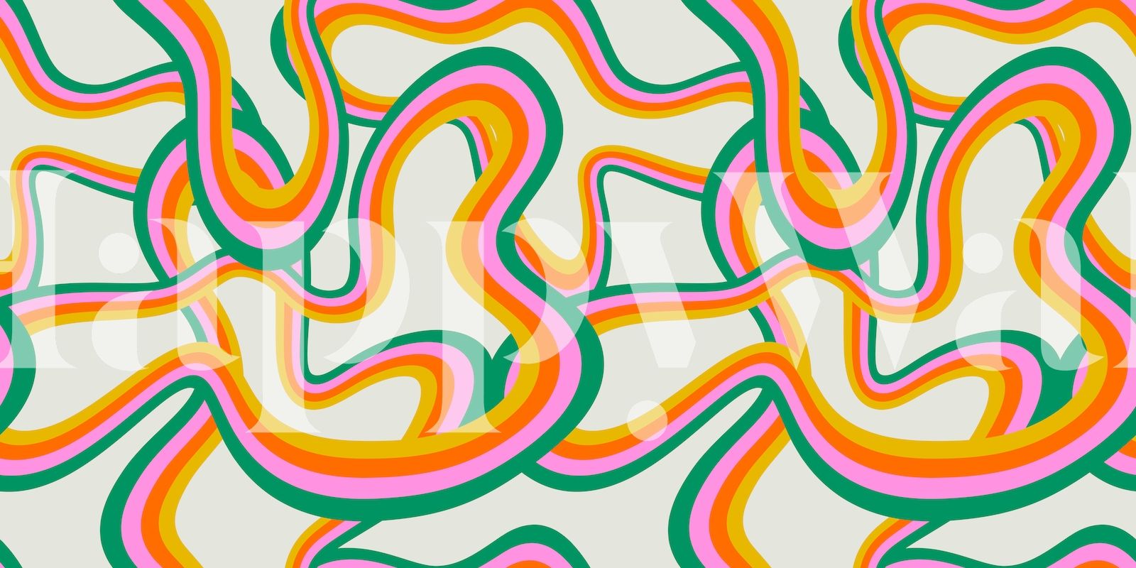 1600x800 Retro Rainbow Stripes Wallpaper