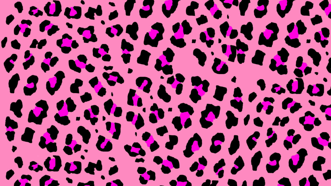 1366x768 Pink Zebra Wallpaper