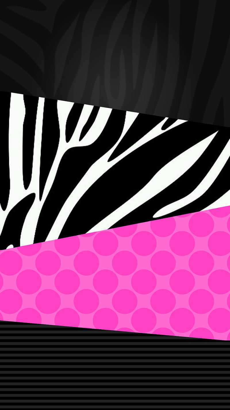 800x1422 Pink animal print, animal, black, optical, pink, print, HD phone wallpaper