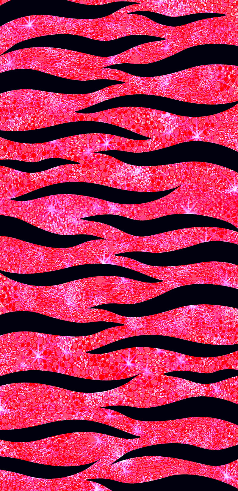 800x1644 Glitter Zebra, animal, animalprint, color, galaxy, pattern, shiny, sparkly, HD phone wallpaper