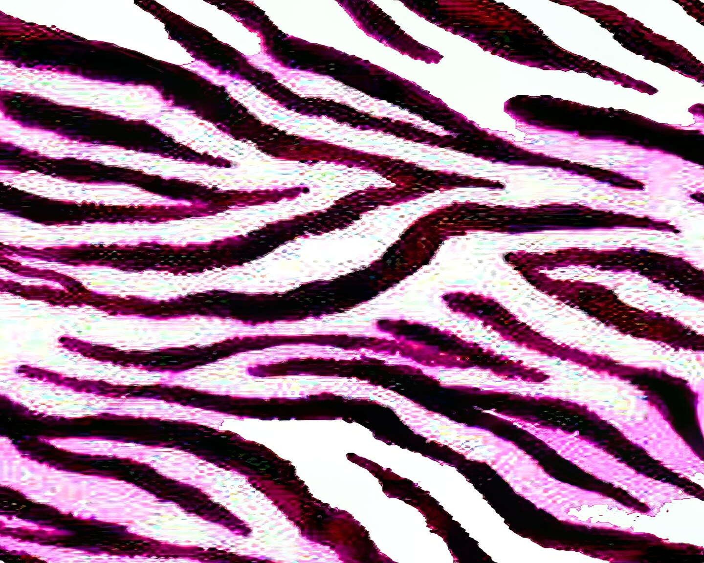 1440x1152 Pink Zebra Print Birthday Edible Cake Topper Fondant Decor For Birthday, Baby Shower Free Option