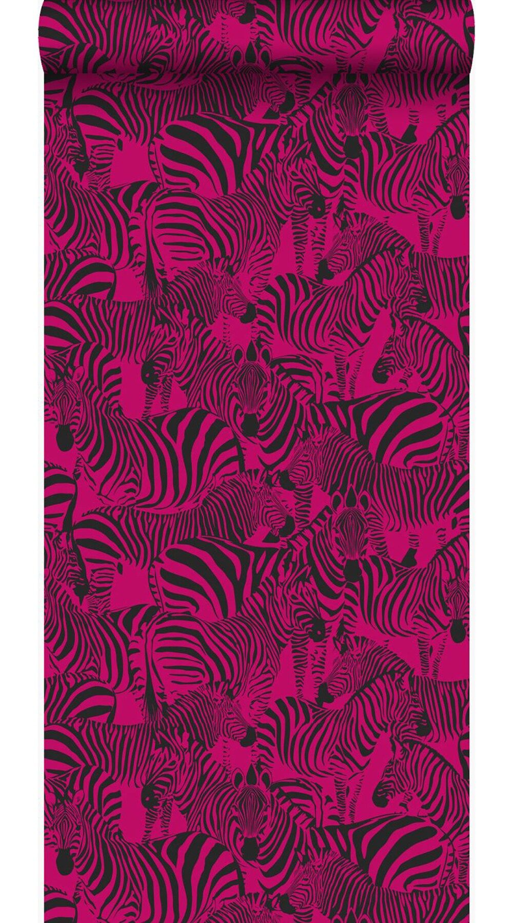 1000x1800 Origin Jemima Pink Zebra Wallpaper at