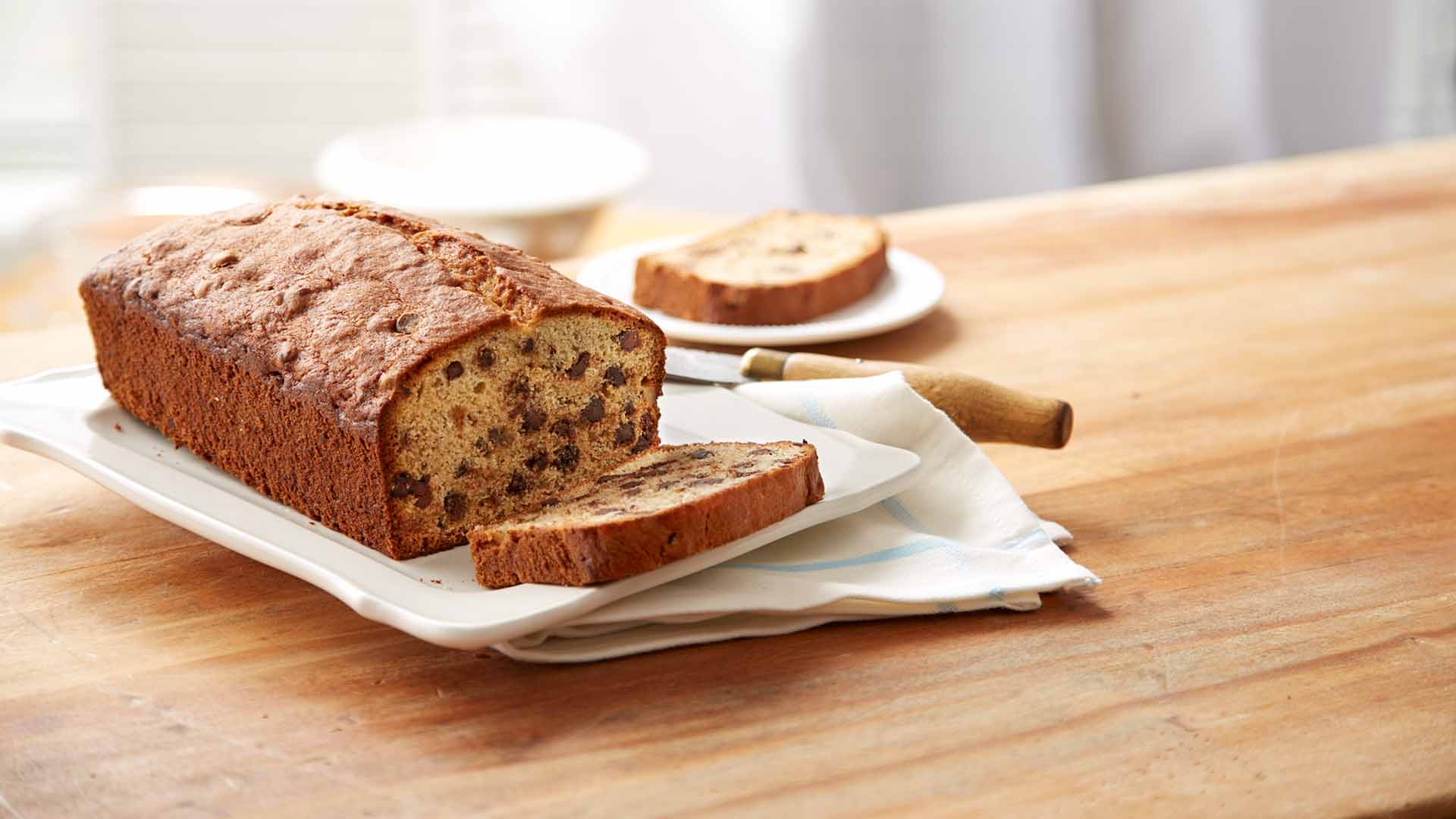 1920x1080 Chocolate Chip Banana Bread Recipe