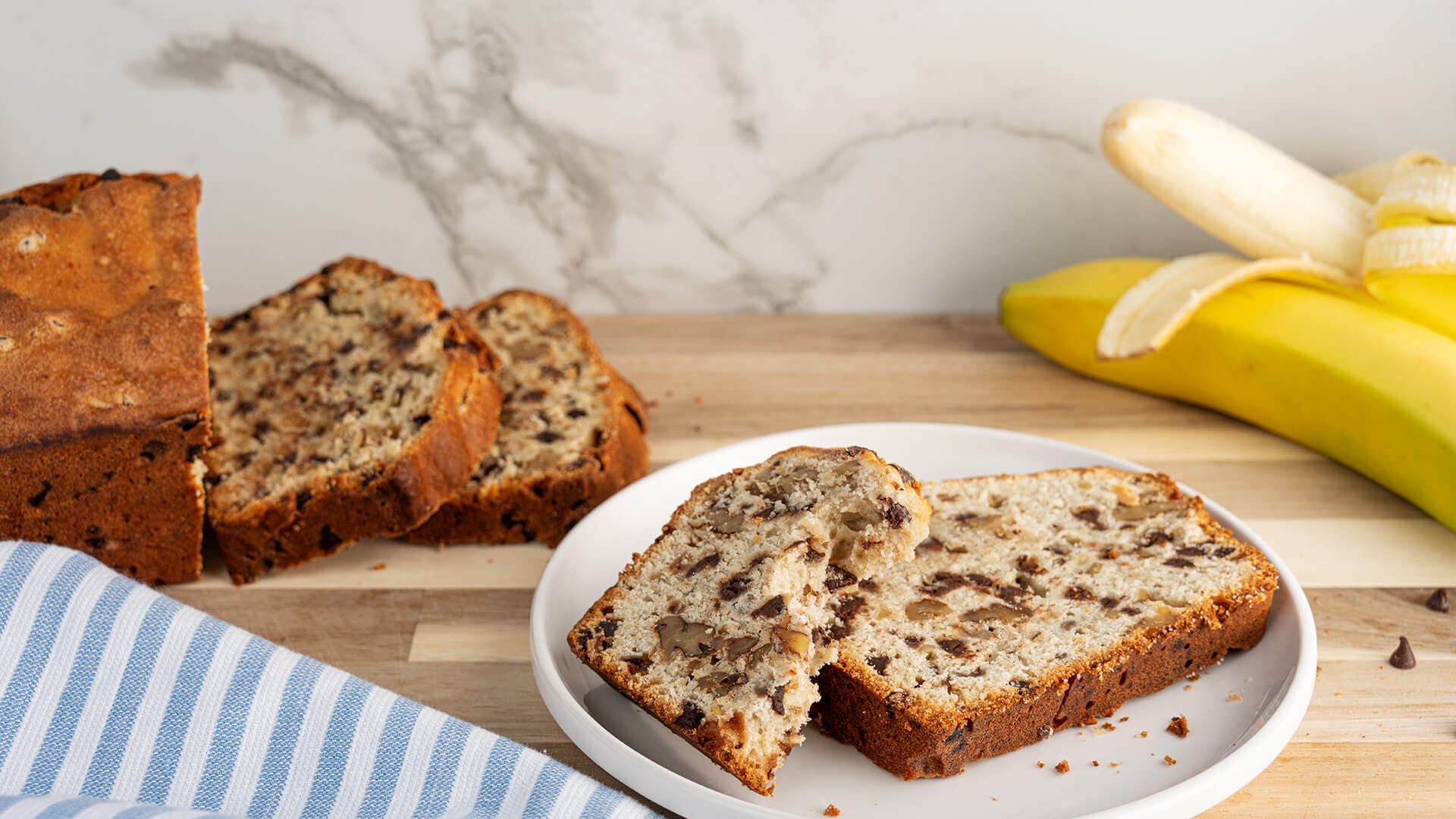 1920x1080 Chocolate Chip Banana Bread Recipe