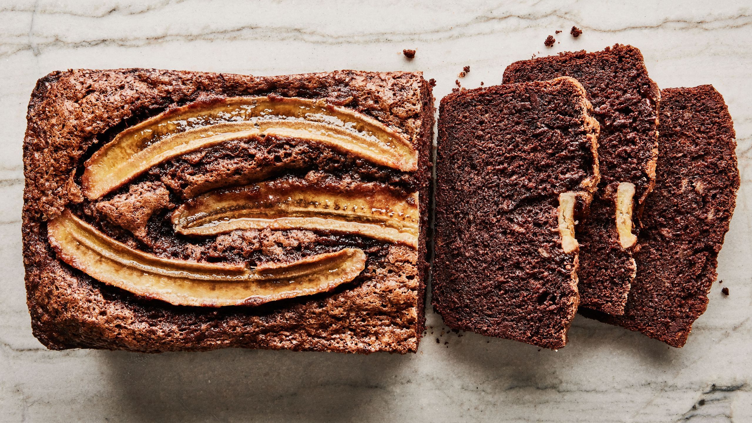 2560x1440 Make This: Blackout Chocolate Banana Bread. Bon Appétit