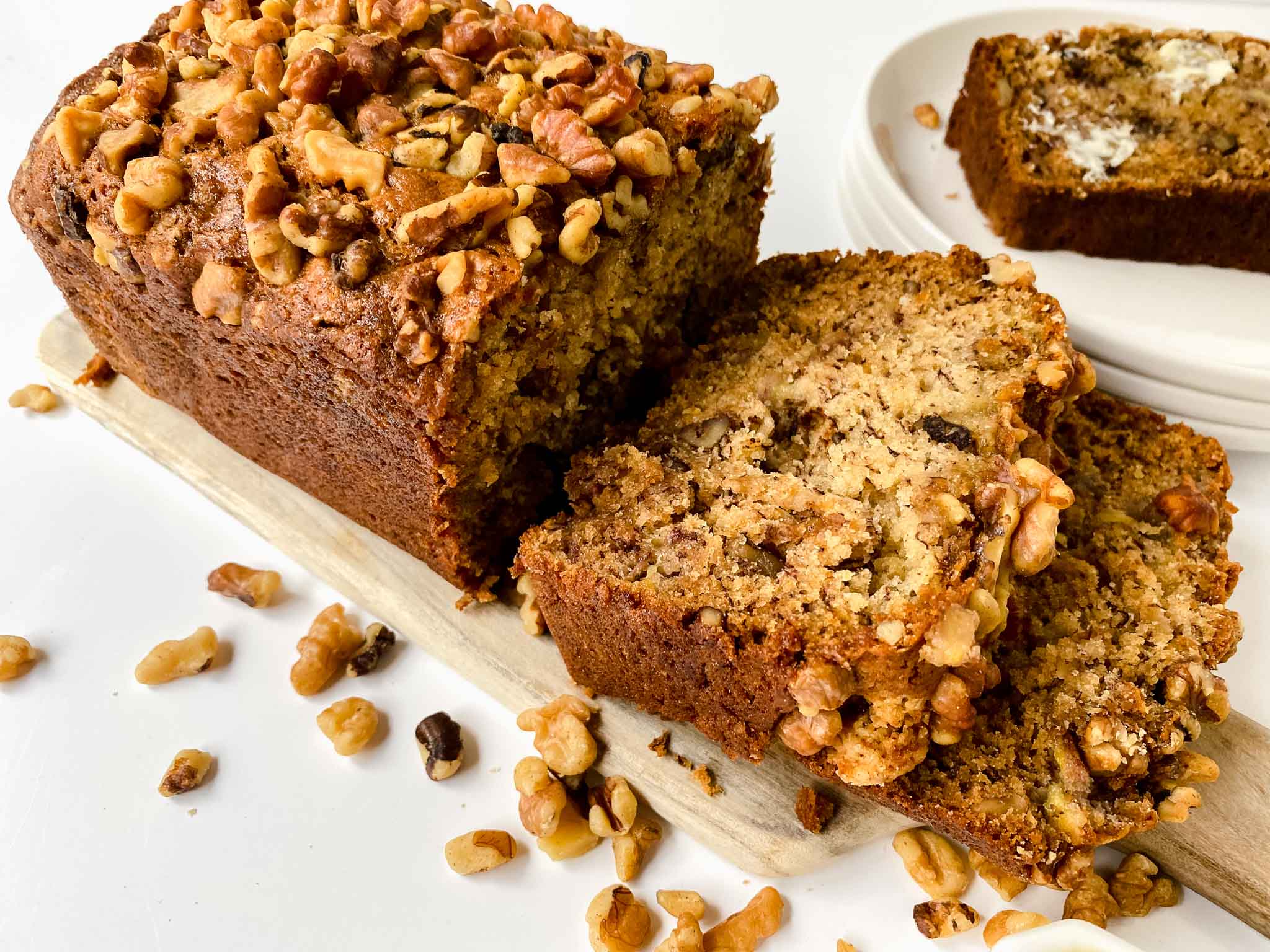 2048x1536 Copycat Starbucks Banana Bread Recipe With Walnuts