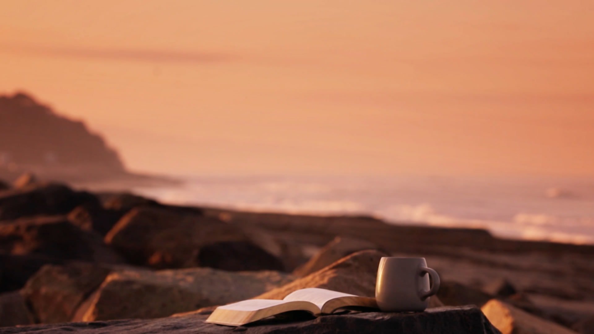 1920x1080 Ocean Coffee Background Video Loop