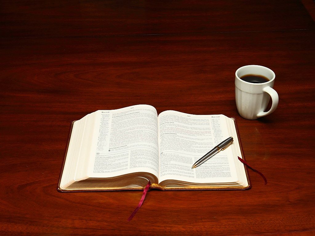1024x768 Bible Study with Coffee. Copyright © 2010 Michael Leach Thi