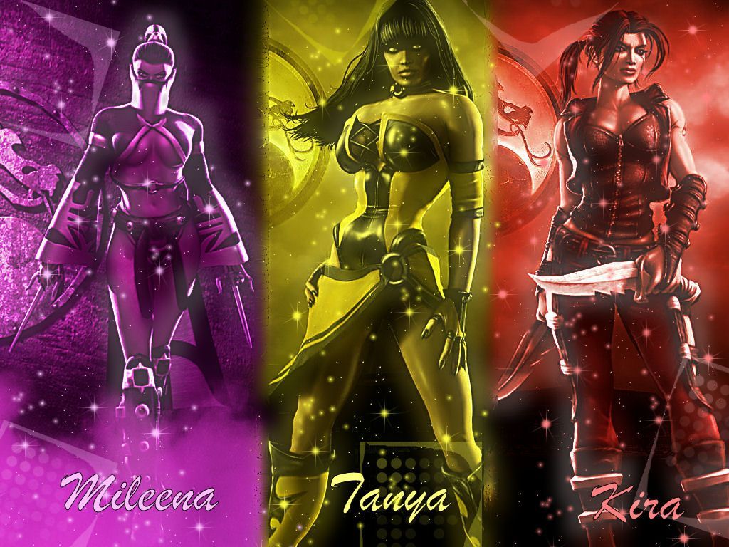 1024x768 Mortal Kombat Girls Desktop Wallpaper