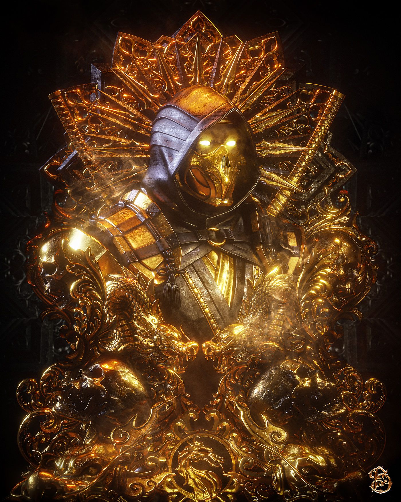 1400x1750 Mortal Kombat 11 - Behance