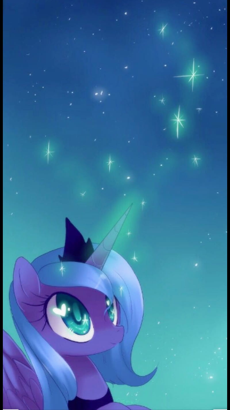 800x1422 Moon, my little pony, mystic, mystical, princess luna, HD phone wallpaper