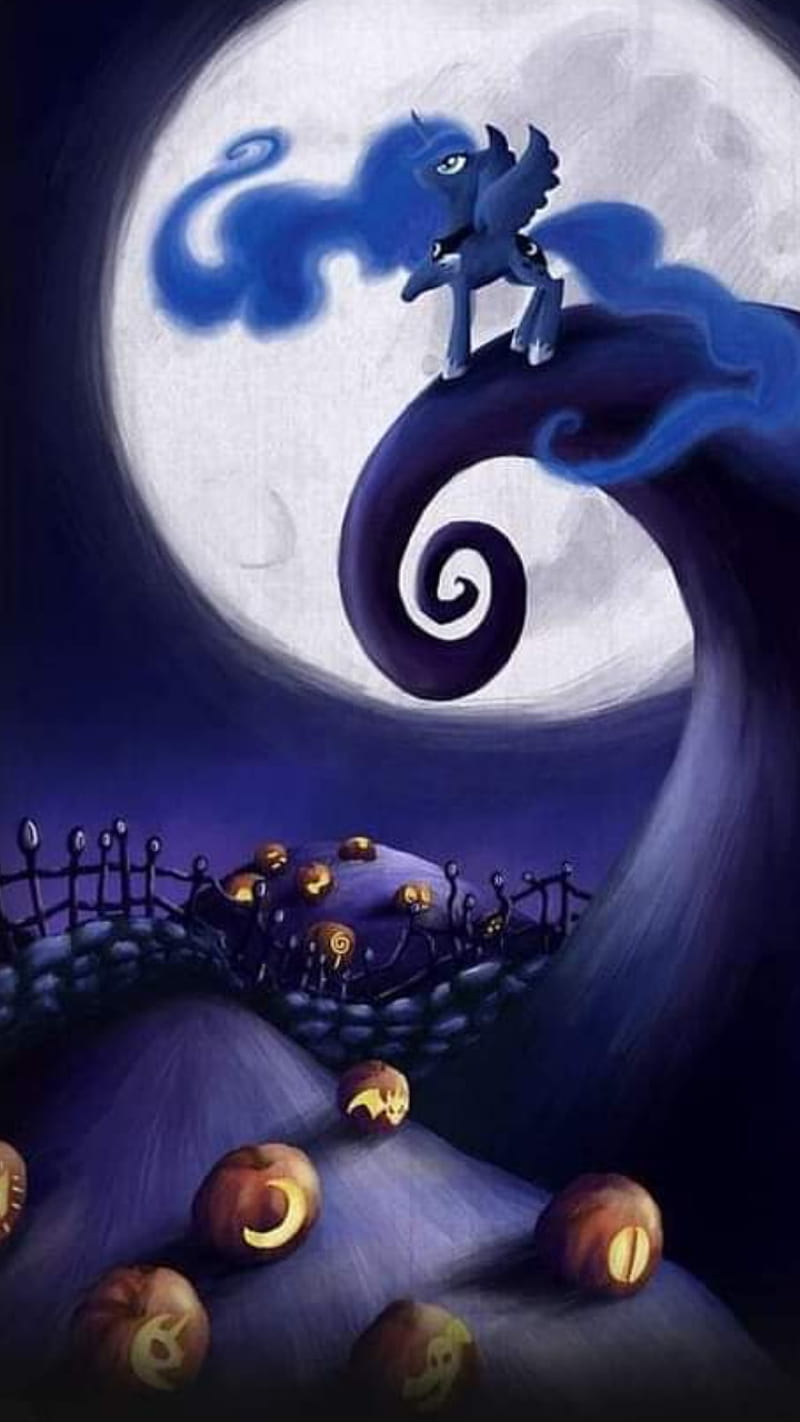 800x1422 Nightmare Luna, my little pony, nightmare night, princess luna, HD phone wallpaper