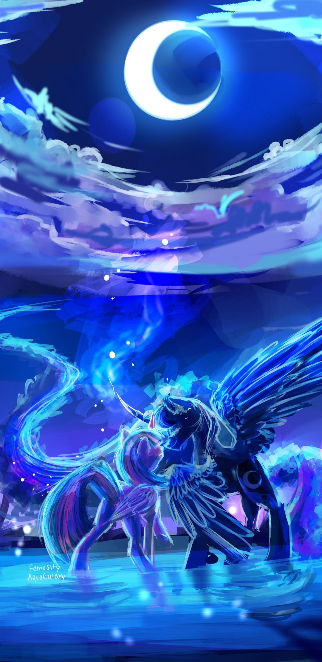 1080x2220 My Little Pony Princess Luna Wallpaper