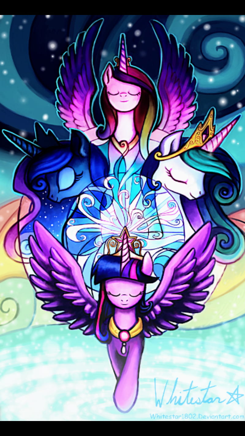 800x1422 HD celestia and luna wallpaper