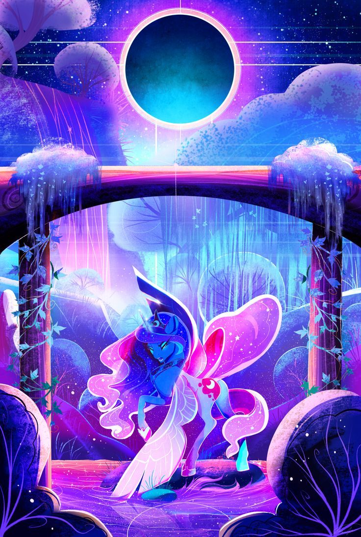 736x1093 MLP: Luna's Royal Garden