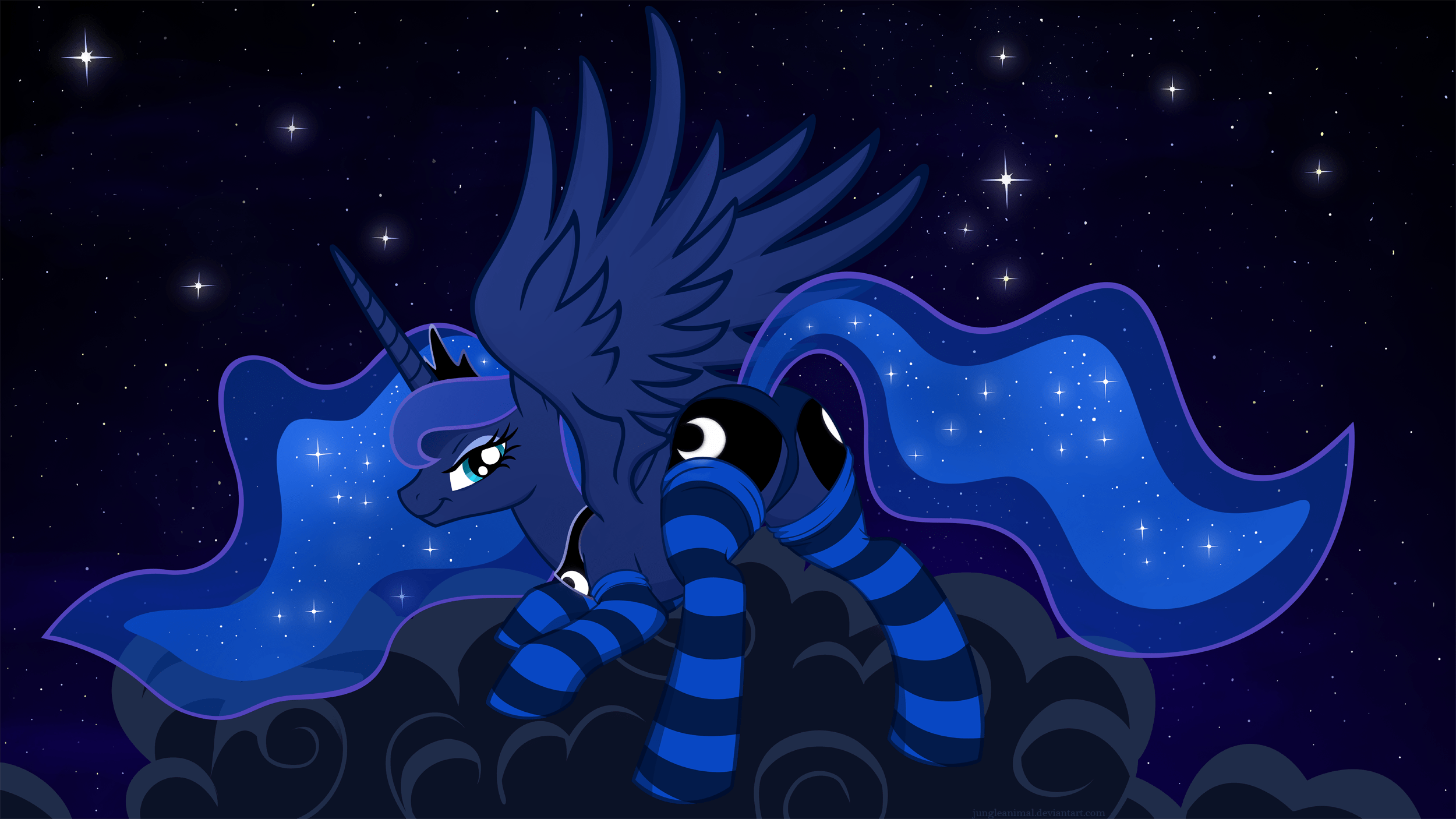 2500x1406 Panties and Stockings for Luna by JunglePony. Vocaloid wallpaper. My Little Wallpaper are Magic