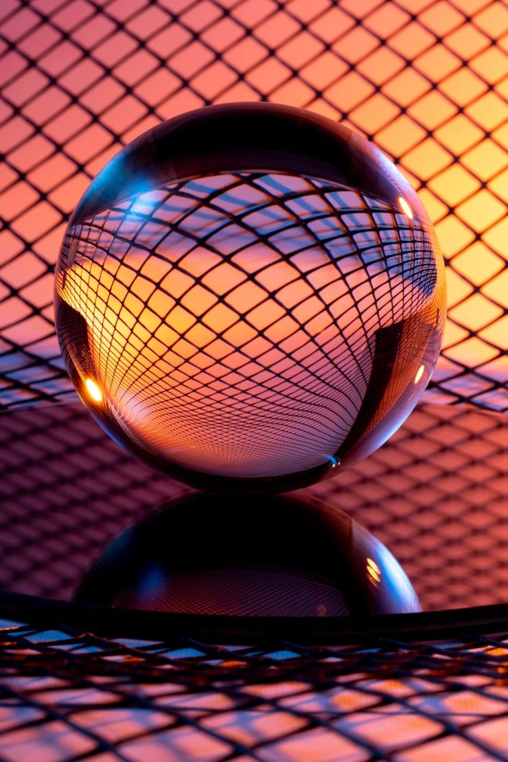 740x1110 Illusionary Sphere Art Photo Free High Quality Picture