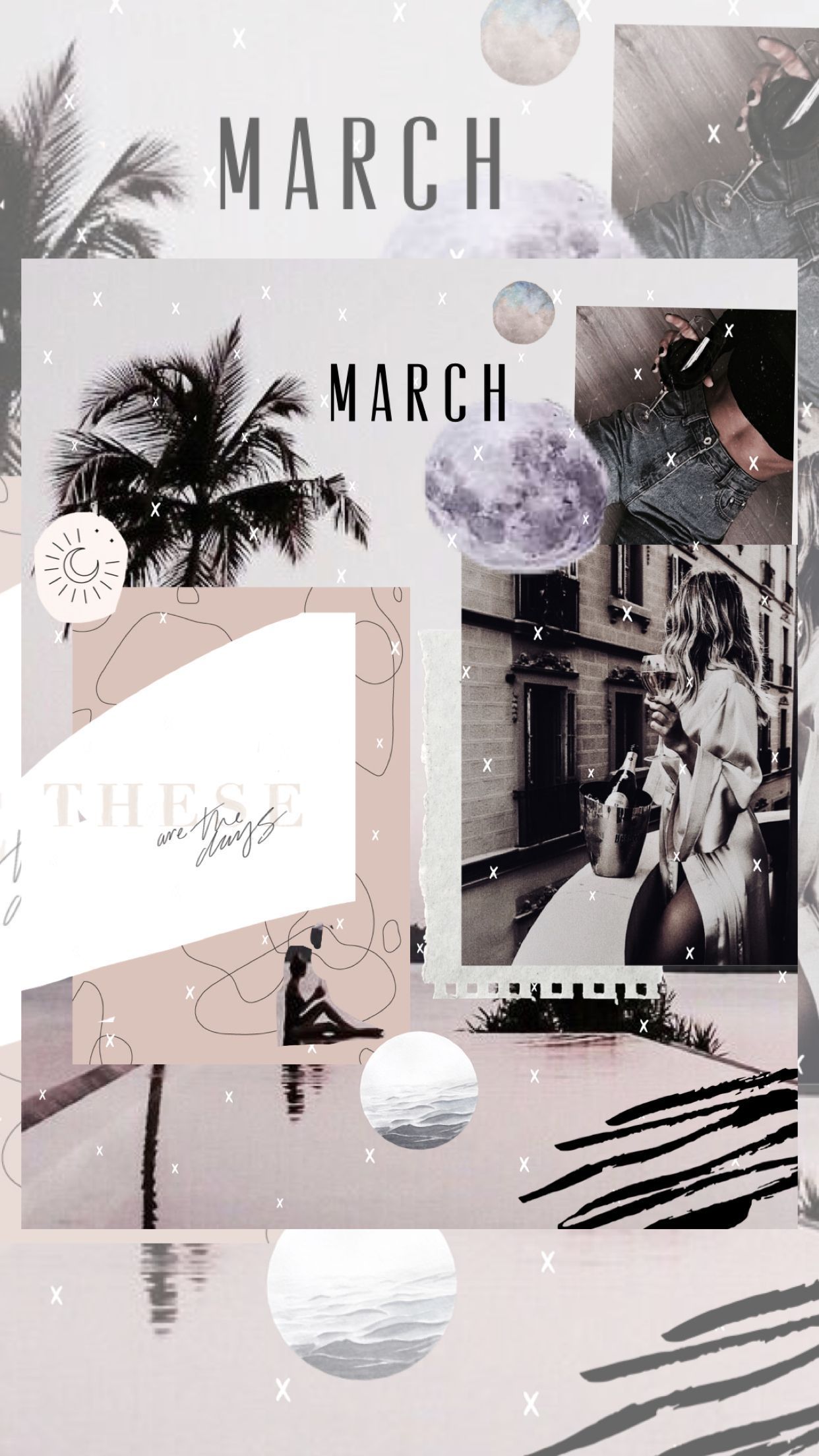 1242x2208 March Aesthetic Wallpaper