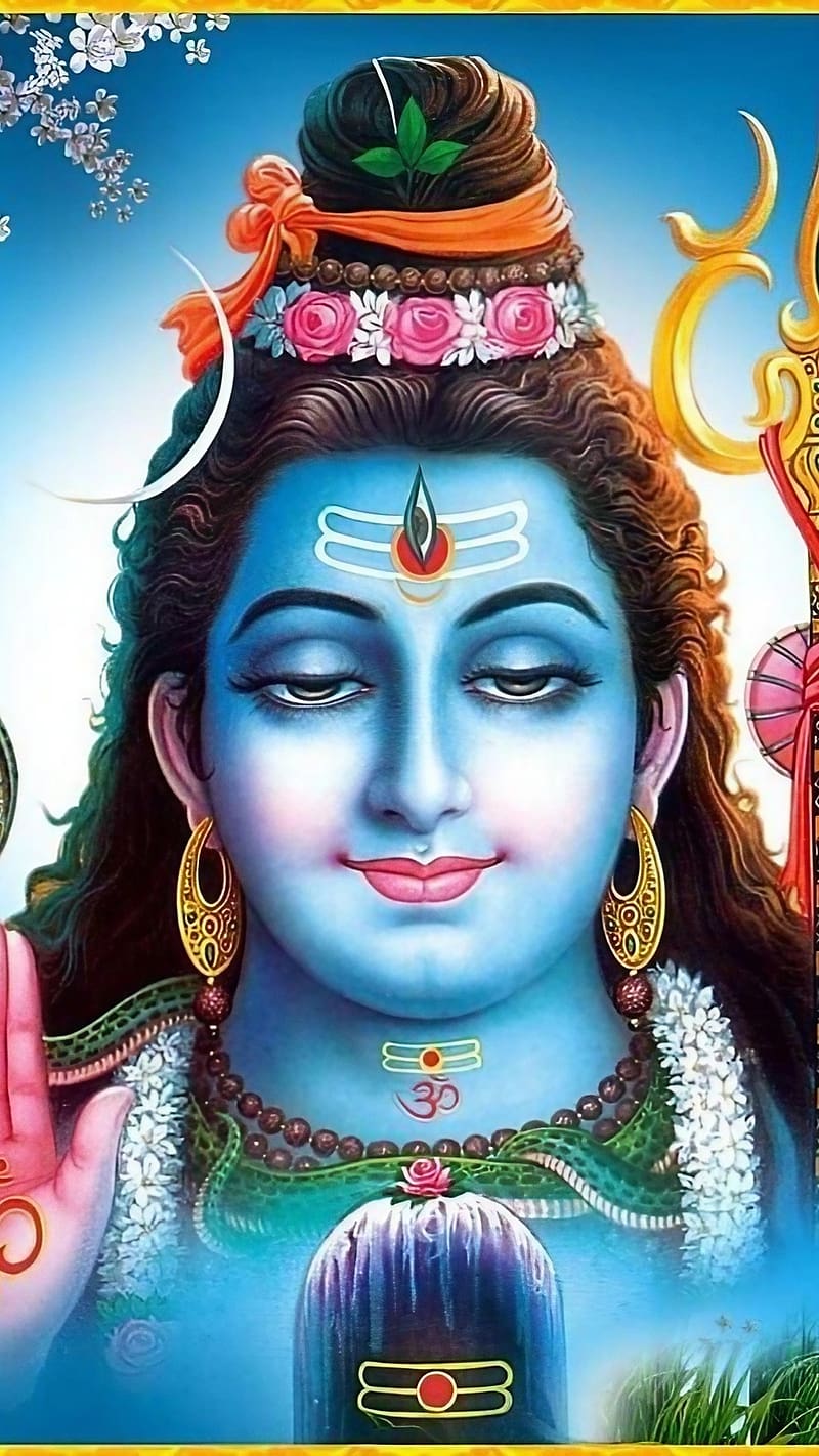 800x1422 Bhole Baba Ki, Lord Shiva Face, god, mahadev, HD phone wallpaper