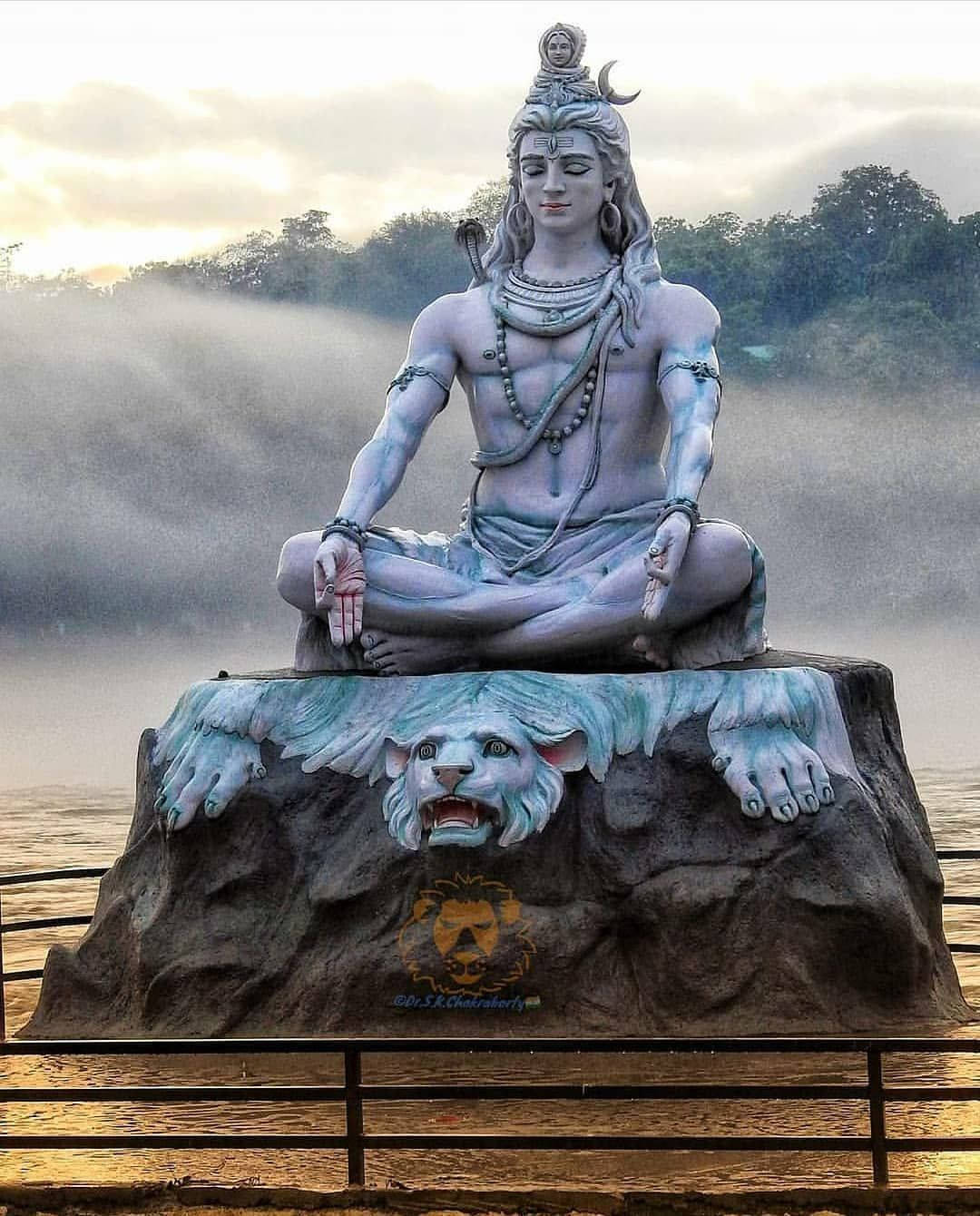 1080x1340 Download Bholenath HD Lord Shiva Statue India Wallpaper