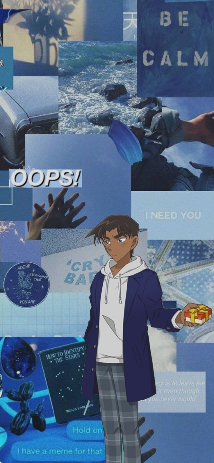 736x1593 Hattori Heiji aesthetic wallpaper