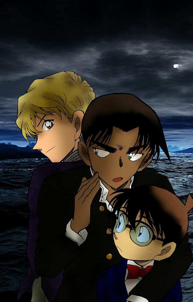 800x1251 Conan Heiji Hakuba, Anime, Detective Conan, HD Phone Wallpaper