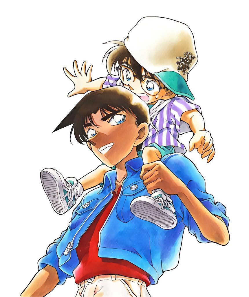 860x1024 A small thread of heiji holding or carrying around conan like this bc I think its cute