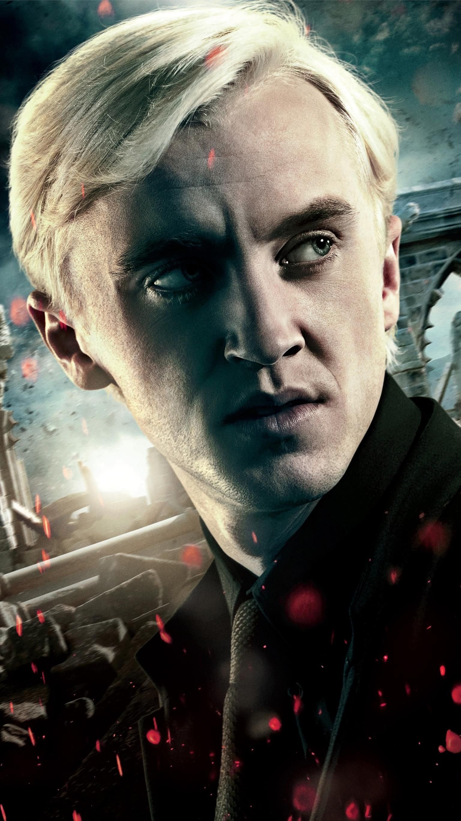 1536x2732 Draco Malfoy Wallpaper