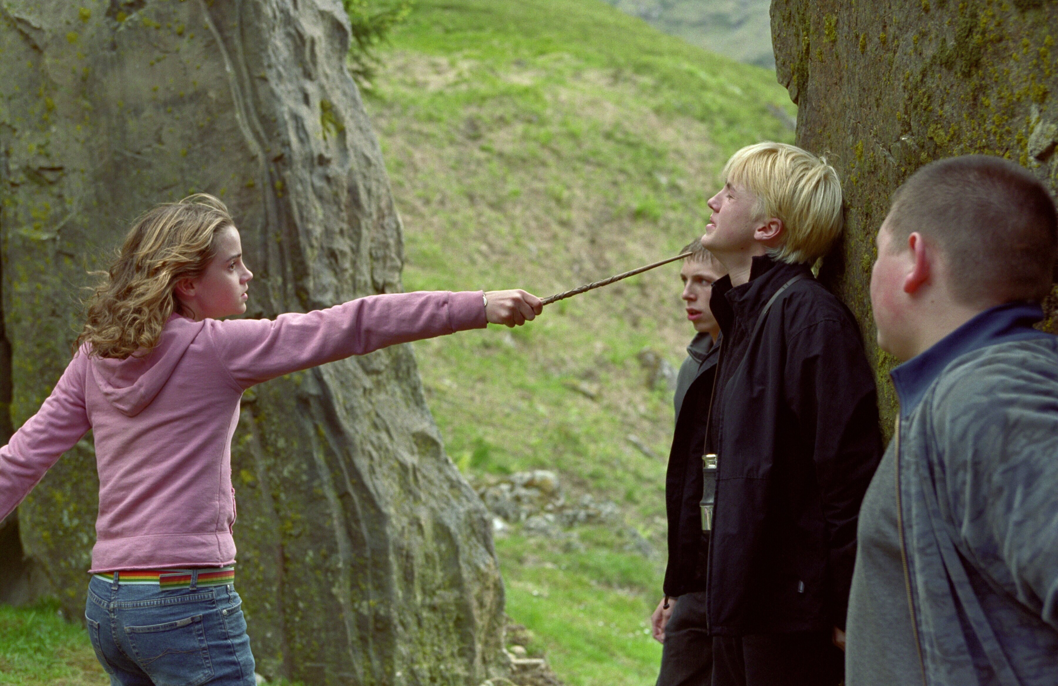 3600x2335 Desktop wallpaper: Harry Potter, Draco Malfoy, Hermione Granger, Harry Potter And The Prisoner Of Azkaban, Movie 4K free download for PC. 434116