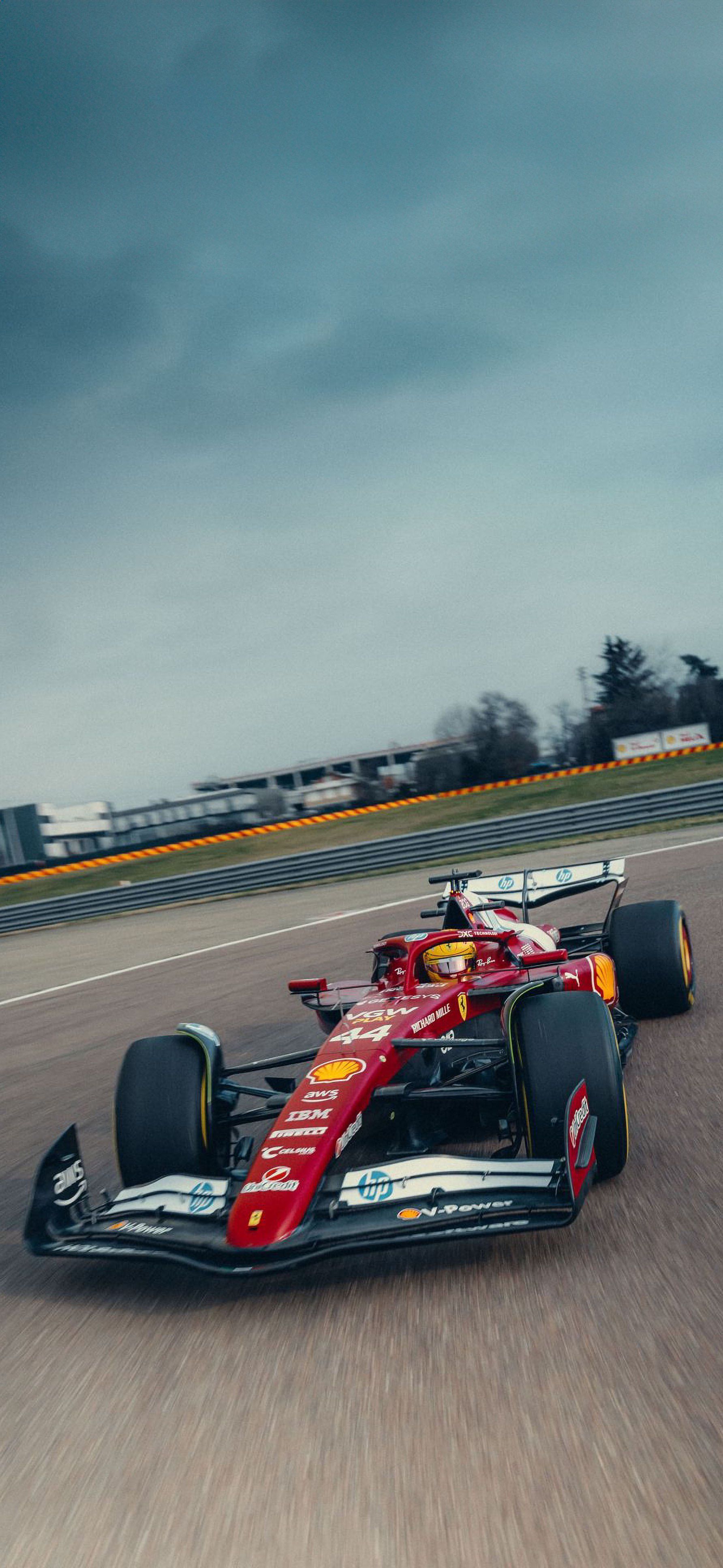 1784x3866 Ferrari F1 25 Wallpaper