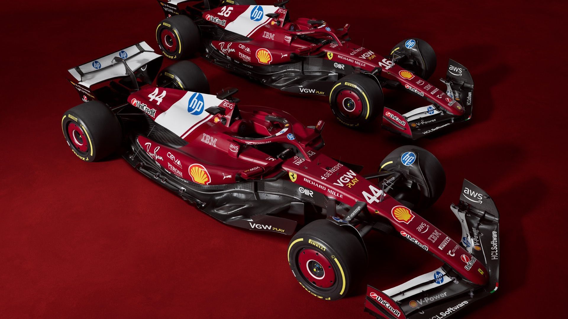 1920x1080 Ferrari F1 car revealed as Hamilton era gets underway