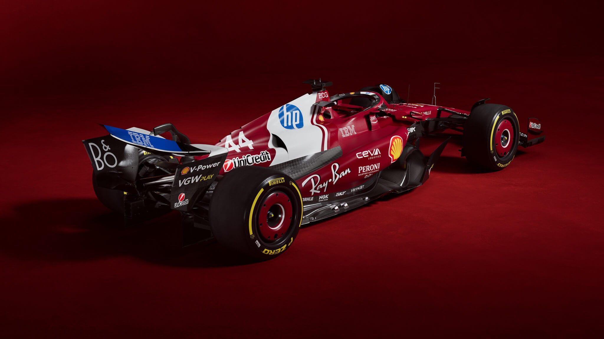 2048x1152 Lewis Hamilton And Charles Leclerc Unveil The Ferrari SF 25