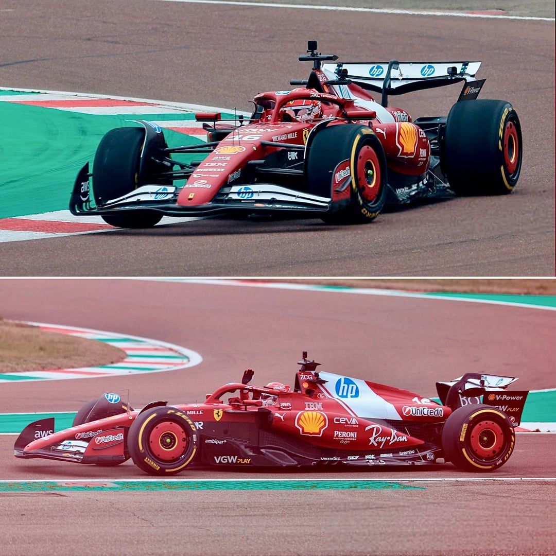 1080x1080 Charles Leclerc Driving The SF 25